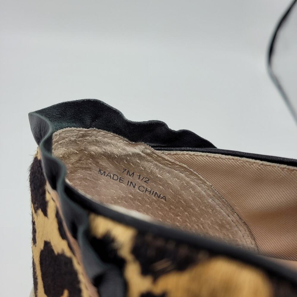 Kate Spade New York Ponyhair Leopard Animal Print Slip-On Sneakers size 7.5 M - Picture 11 of 12